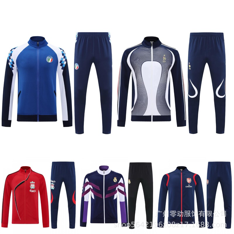 Retro Player Version Jacket Chelsea Real Madrid Barcelona Manchester United Liverpool Germany Italy Football Jersey