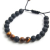 Men's turquoise organic adjustable bracelet, oil, diffuser, accessory, wholesale