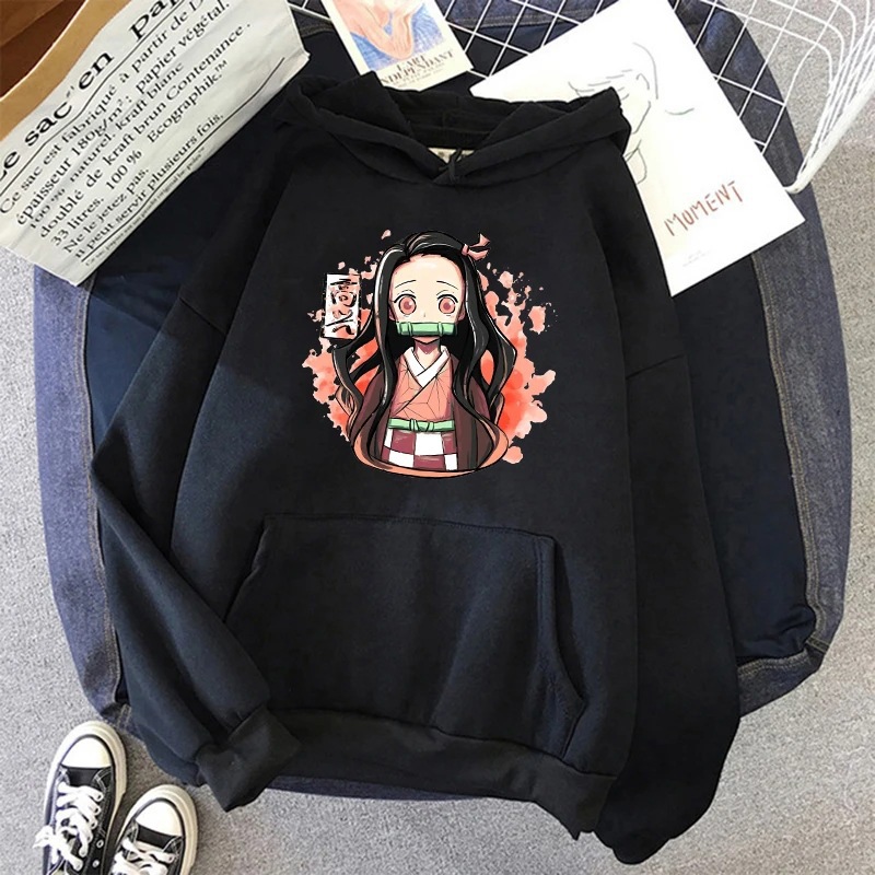 Y2k Japan Anime Women Sweatshirts Manga Plus Size Hoodie