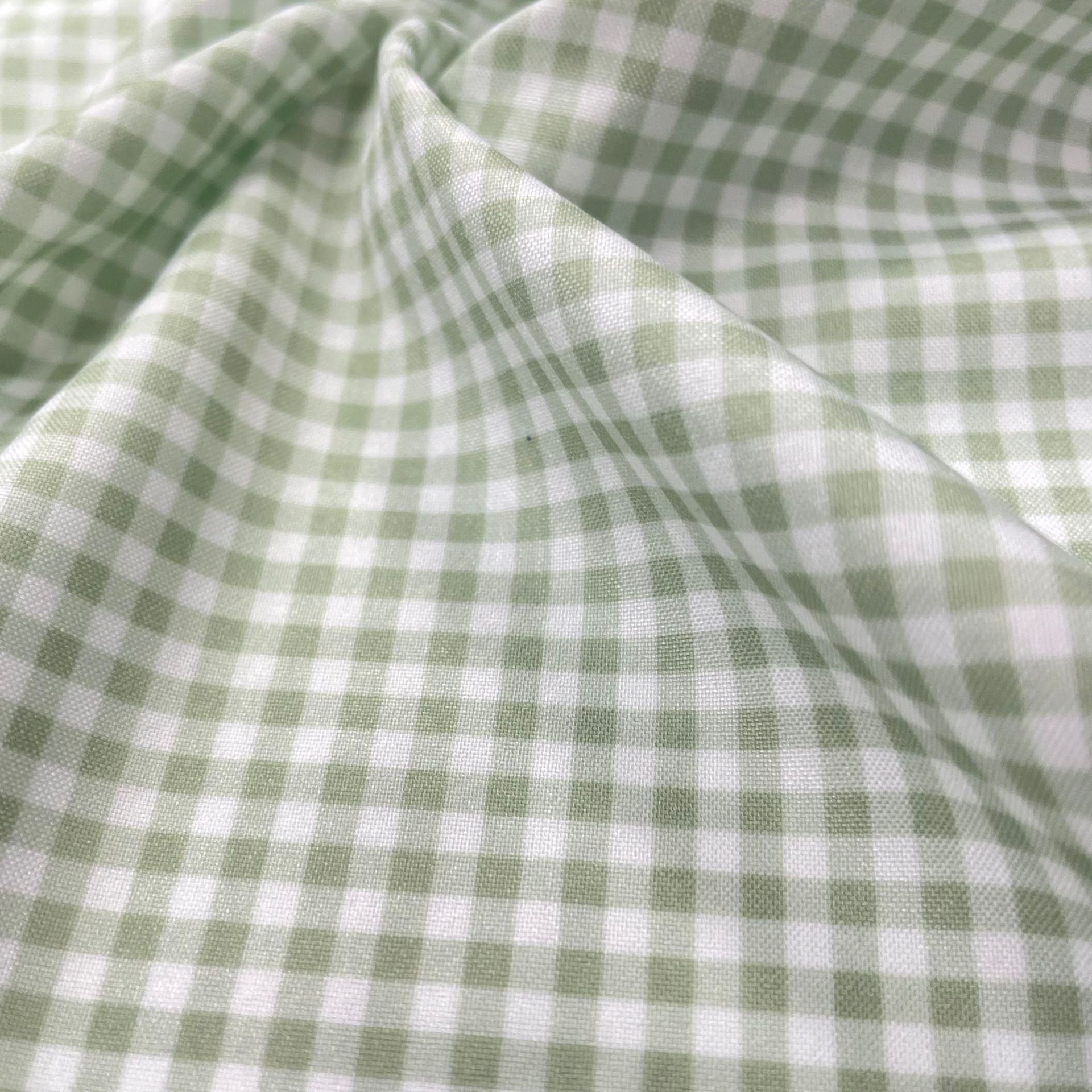Tejido de poliéster a cuadrícula 100D cuatro lados 3mm tela de impresión a cuadrícula primavera y verano vestido de tela de camisa de poliéster