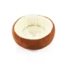 Classic plush nest【white brown】