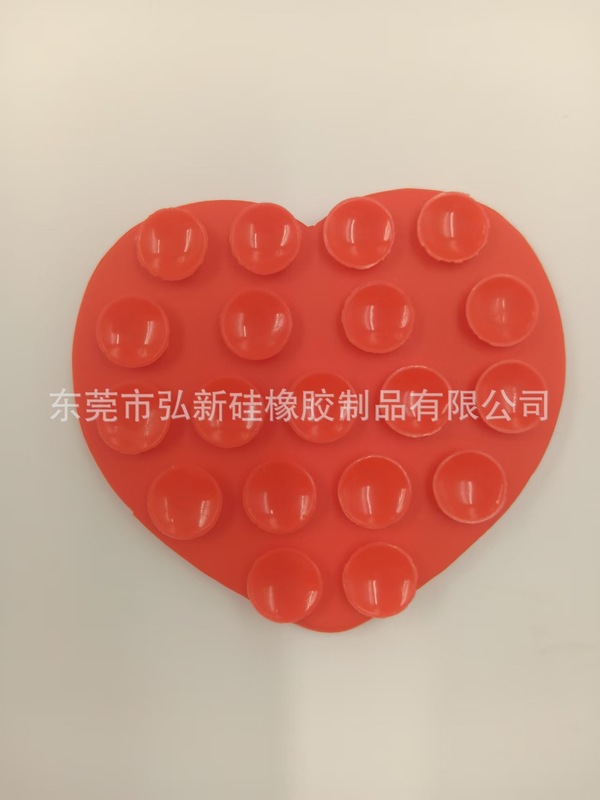 心形吸式手机壳支架适用于手机壳的免胶28粒方形硅胶吸盘手机支架|undefined
