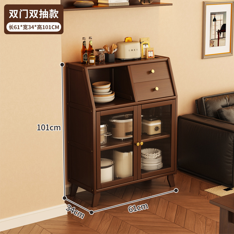 armario de comedor armario de té nuevo estilo chino simple armario de cocina sala de estar contra la pared armario de almacenamiento a prueba de polvo image 29