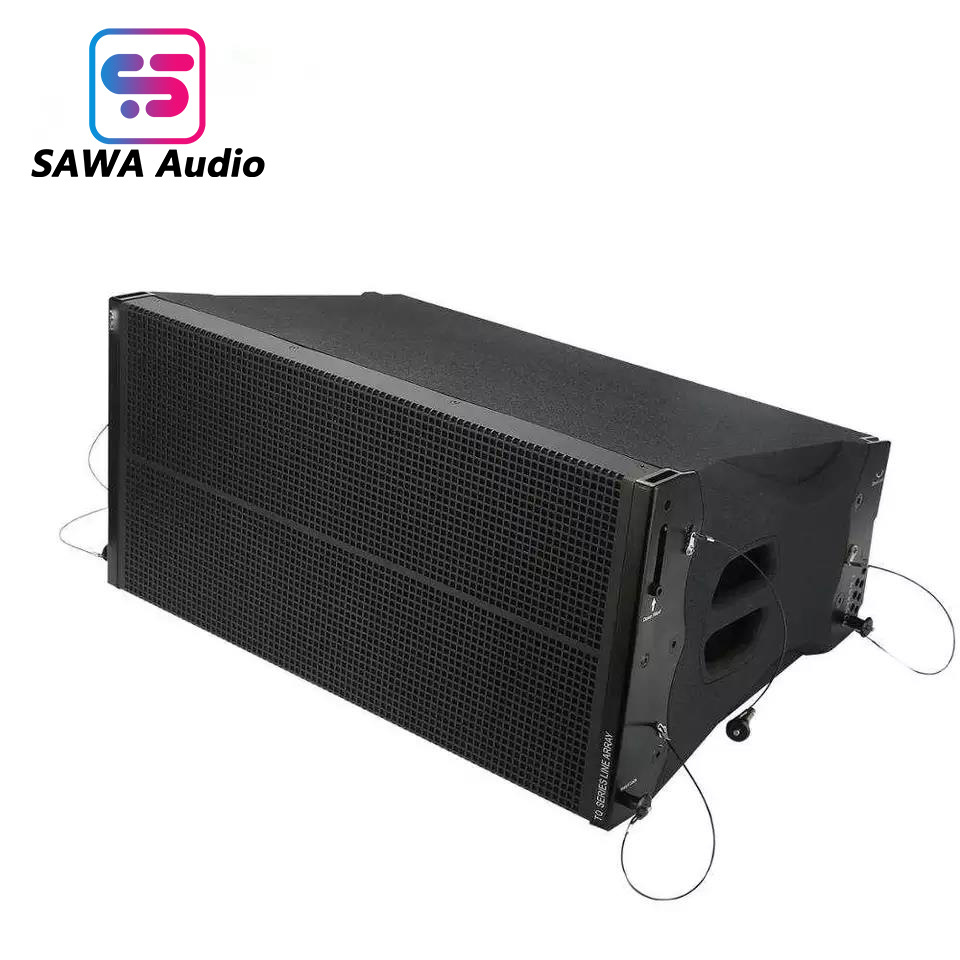 Ventas directas de fábrica doble de 10 pulgadas altavoz de matriz de línea profesional etapa de audio al aire libre rendimiento Bar sala de conferencias Altavoz profesional