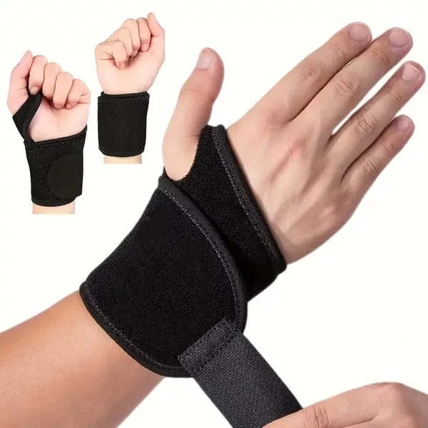 Sports Compression Wrist Protection Fitness Badminton Anti-sprain Wrap Wrist Bracer Breathable Adjustable Band Palm Protection