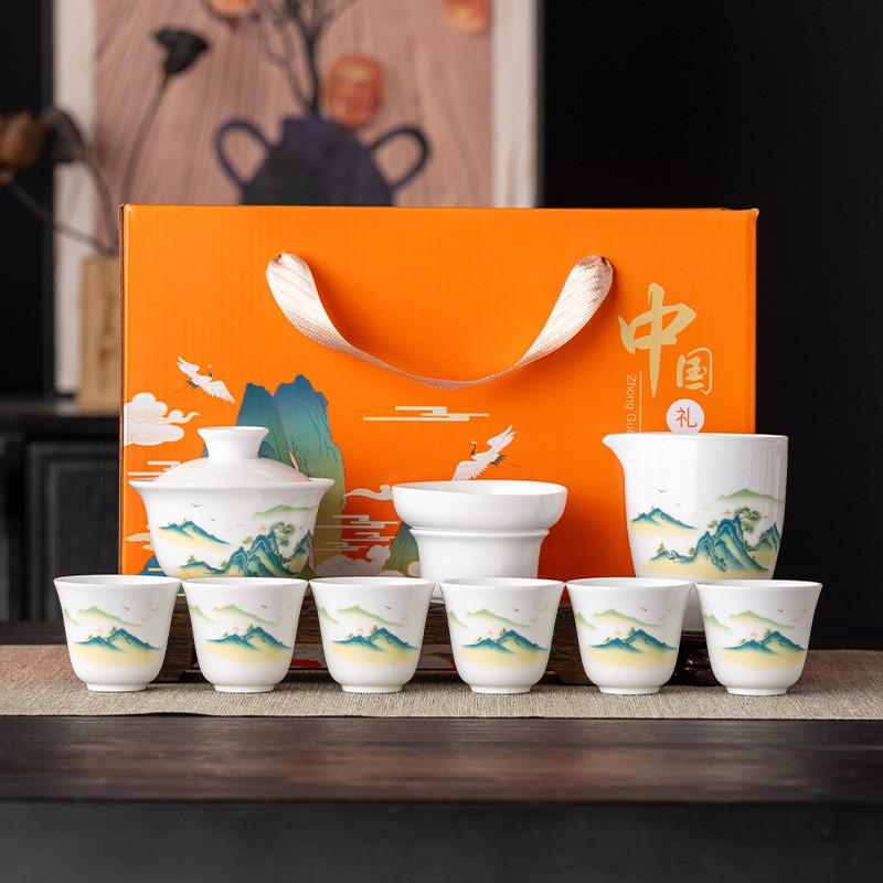 Kung Fu Tea Set Company Reunión Anual Regalos de Negocios Corporativos Hotel Aniversario de Inauguración Regalo