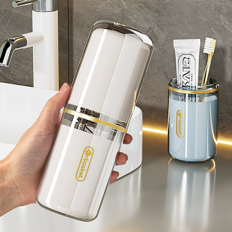 Путешествие Туалетные зубные щетки Коробка для хранения чашки для полоскания рта Электрический портативный зубной цилиндр для чистки зубов Чашка набор для путешествий Товары