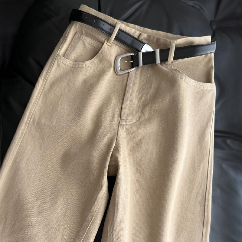 Imported from Turkey, No Side Seam, Straight Cut, Casual Jeans Zk4107