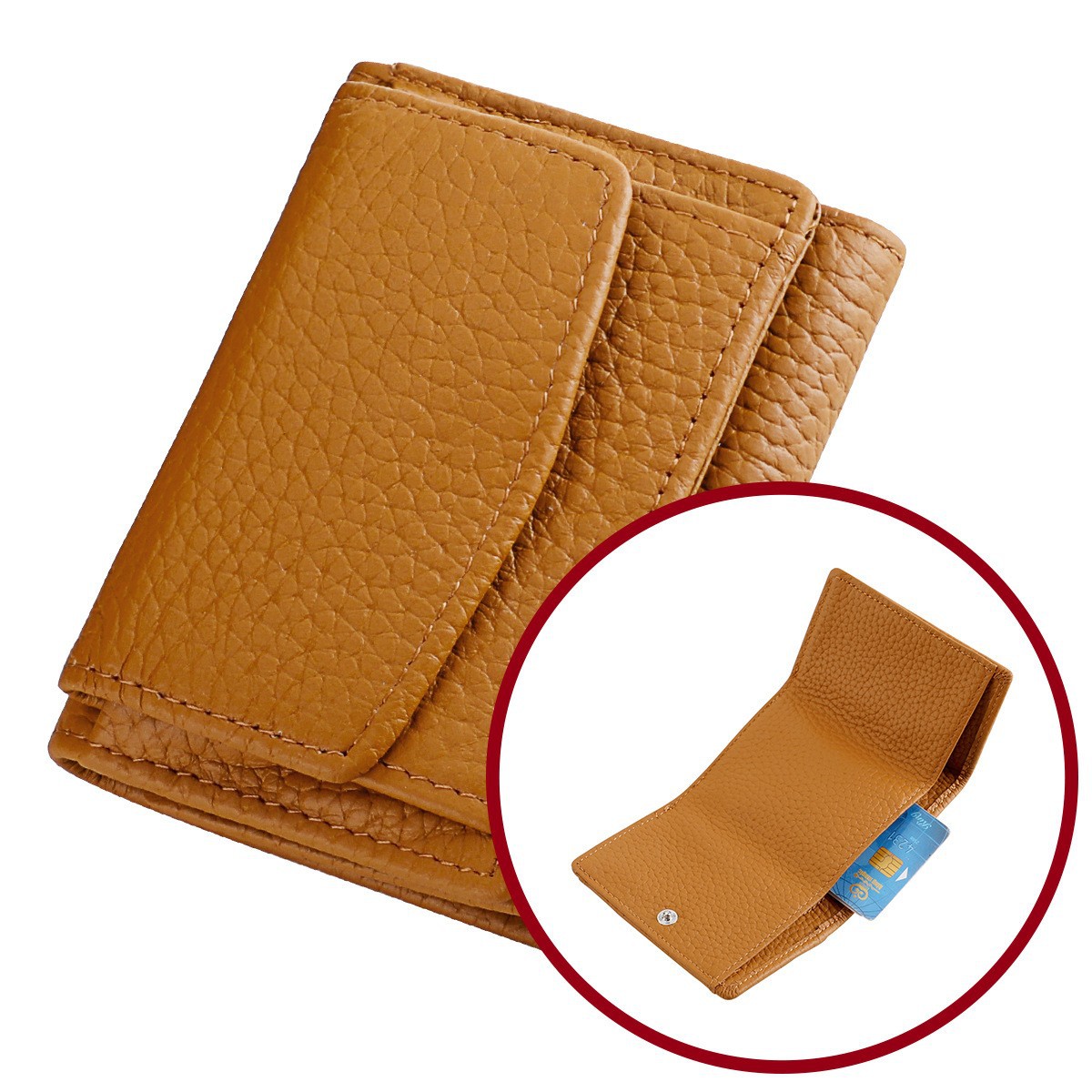 3001 (황토색) 안팎 모두 수입산 최상급 소가죽 사용