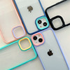 Applicable to vivo v25 high -level sensory contrasting color triple color transparent skin V25E mobile phone case Phone case