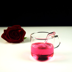 玻璃吸管15CM短款小杯子透明環保耐高溫牛奶飲料彎管套裝非一次性