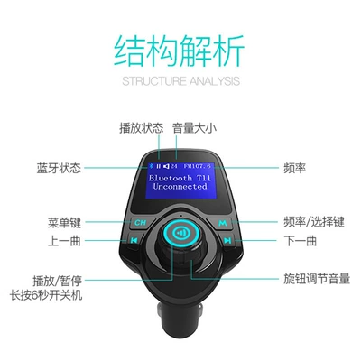 Qìchē – Car mp3 Bluetooth Player Name