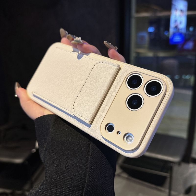 卡包可支架适用苹果17手机壳iphone15pm简约13/14外贸全包保护套|undefined