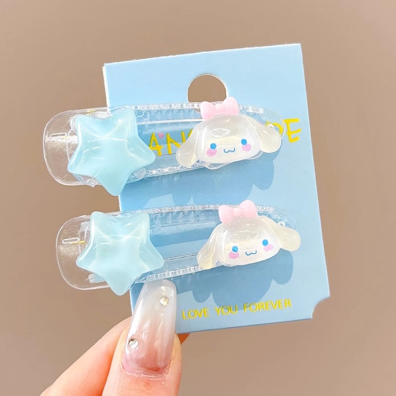 Klein azul rasgado cabello mar pinza de pelo lateral 2024 nuevo clip de alta gama tocado de frente de mujer clip de borde infantil