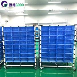 物流台车;仓储货架;木托盘