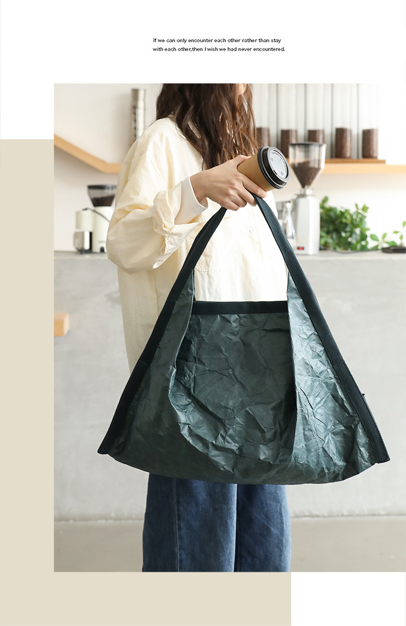 Θήλεις Μεγάλος. Χαρτί Κραφτ Στερεό Χρώμα Χρώματος Οδός Χάι Στριτ Στριτ. Τετράγωνο Μαγνητική Πόρπη Σακούλα Ώμου display picture 8