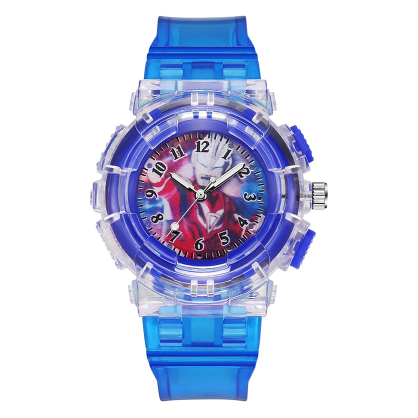 New High-Quality Led Colorful Luminous Children's Student Party Watch for Girls, Anime Cartoon Fashion Sports Watch
