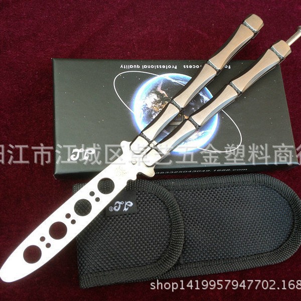 新款断竹练习甩刀一体铆钉（免维护）（未开刃）