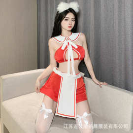 林林婷情趣内衣性感免脱漏乳水手服纯欲床上挑逗调情小胸套装2647