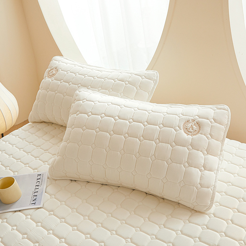 2024 nuevo producto Sombrilla de cama Clase A Sombrilla de cama de algodón crudo-A Sombrilla de cama acolchada de soja Cojín protector Funda antipolvo