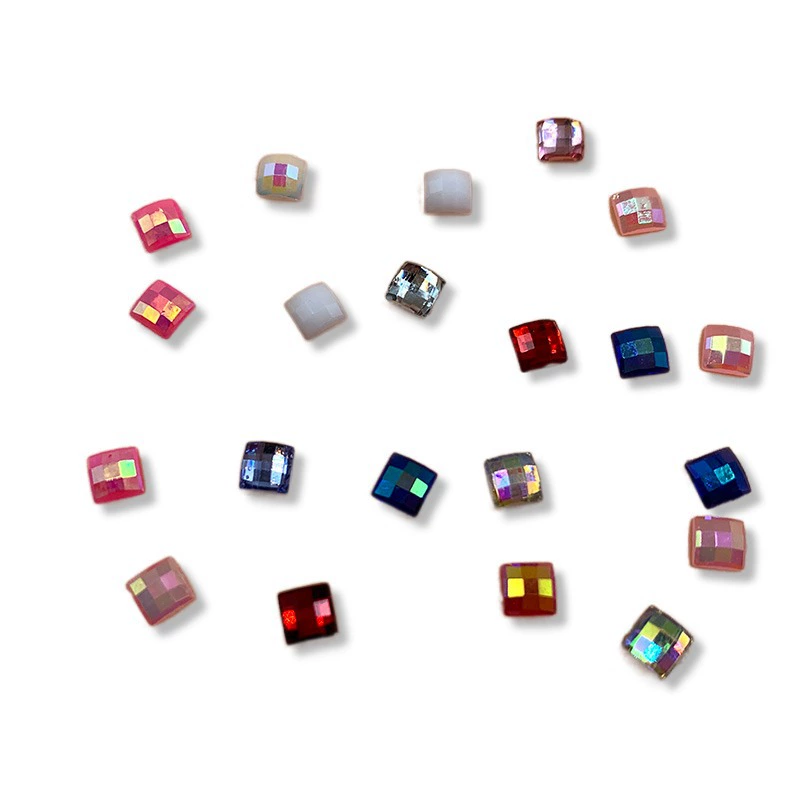 Resin drilling square resin square diamond diamond diamond turtle surface resin square diamond diamond drilling jelly square diamond