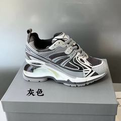 Paris Spring Father's Shoes for Women 2024 New Arrival Breathable Height Increasing Slimming Sports Fashion Casual Women's Genuine Leather