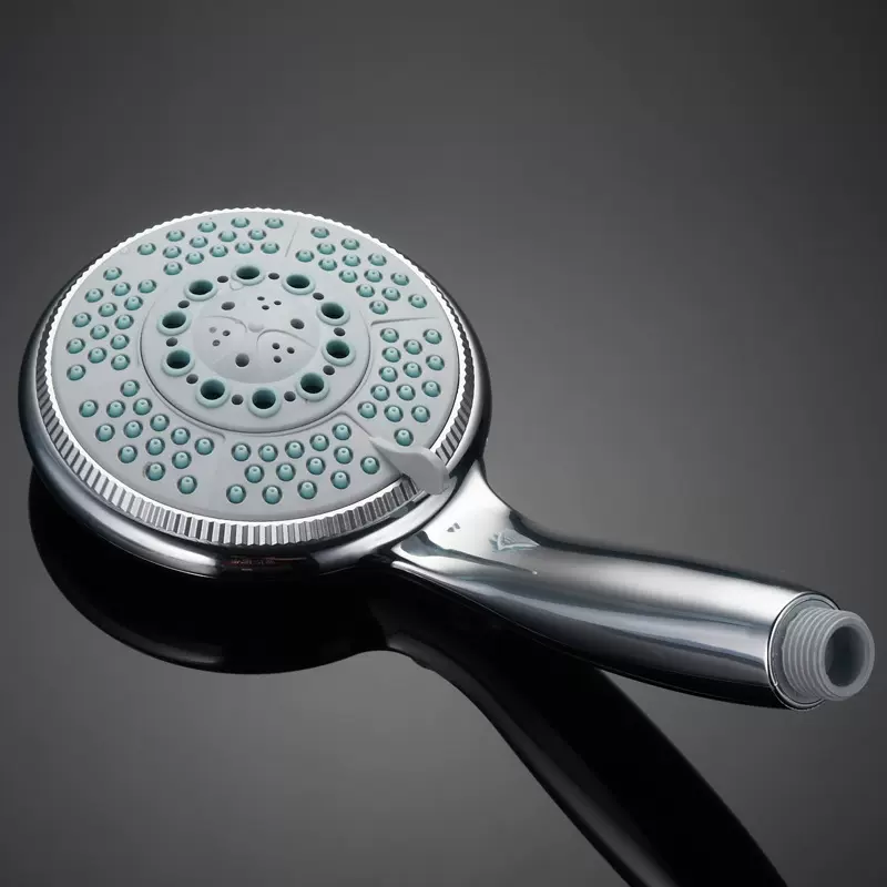 厂家直供淋浴花洒喷头 6寸无增压手持粗孔大花洒厂家批发家用