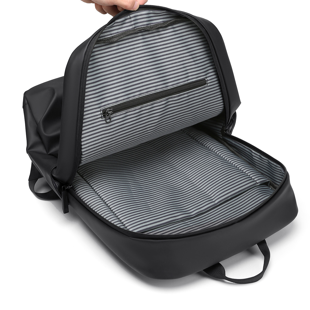 Mochila de negocios para hombres de nuevo estilo transfronterizo, mochila de embarque multifuncional para viajes de ocio, mochila para computadora para estudiantes de secundaria, hombre