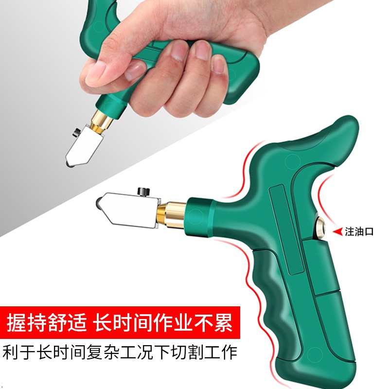 Cerámica tipo rodillo, artefacto de apertura especial, cuchillo de vidrio grueso, corte, cuchillo de apertura de piedra de diamante multifuncional, agarre manual