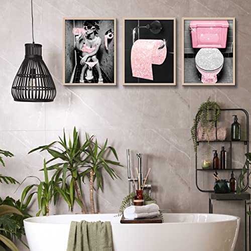130g Weight Casual Portrait High Heel Canvas Painting Wall Art
