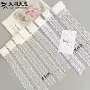 无弹性双边蕾丝镂空经编