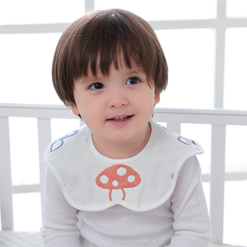 Baby Bib Waterproof Floral Cotton Washcloth Manufacturer Wholesale