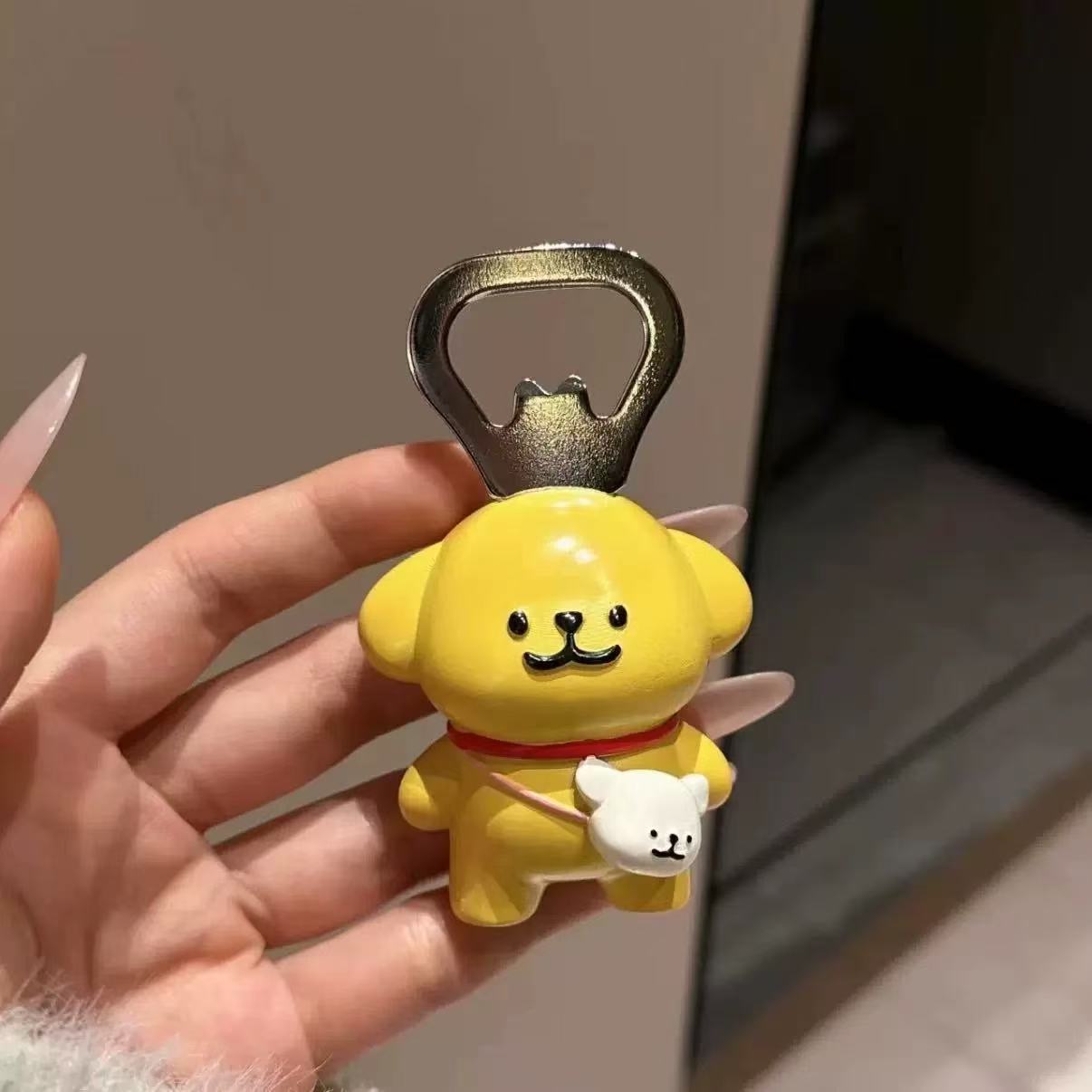 노란 가방 강아지