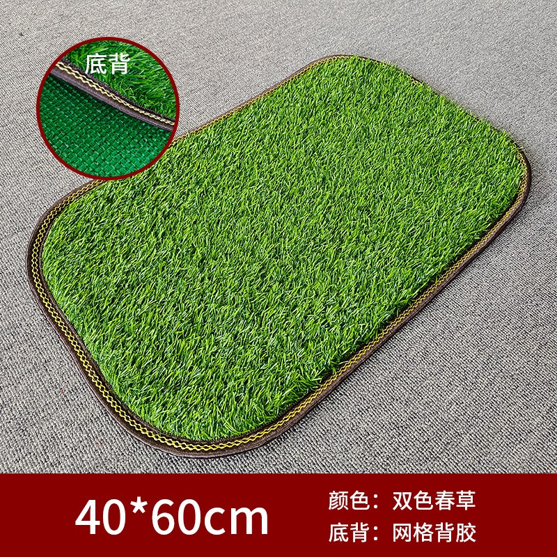 Alfombra de césped artificial alfombra de baño sala de estar dormitorio alfombra de césped antideslizante estera impermeable hogar image 7