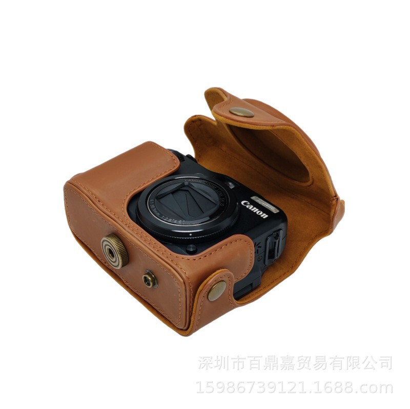 Customized Canon G12 G11 G10 Leather Case Retro Protective Case Shoulder Photography Bag Pu Cosmetics Bag