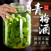 泡酒玻璃瓶酒瓶青梅草莓自酿果酒空瓶子食品级密封罐酒坛容器