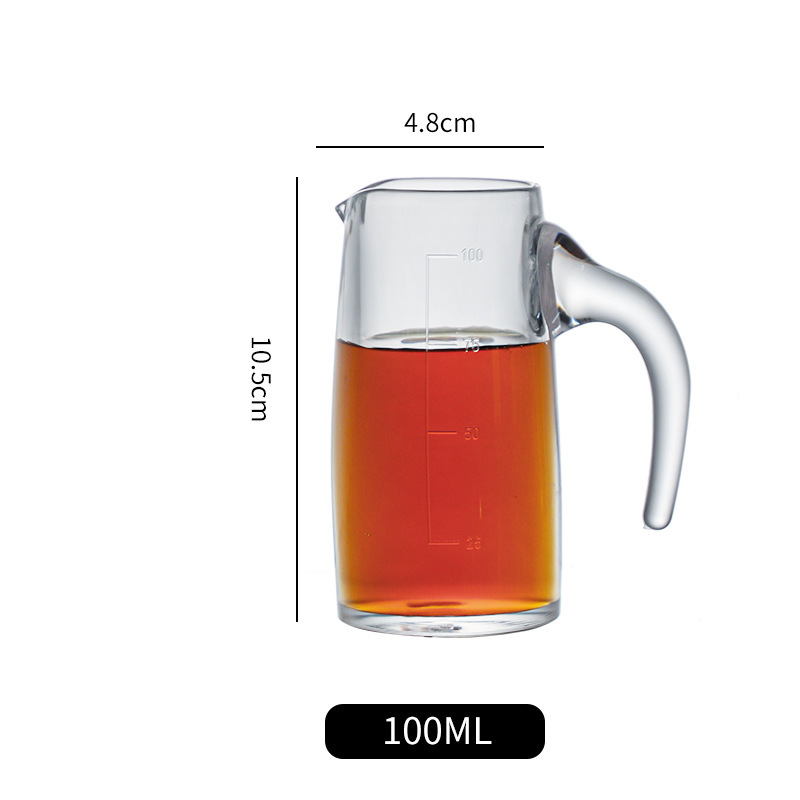 Dispensador de vino acrílico, decantador de licor de plástico, jarra de vino tinto con asa y escala, venta al por mayor del fabricante para uso doméstico. image 7