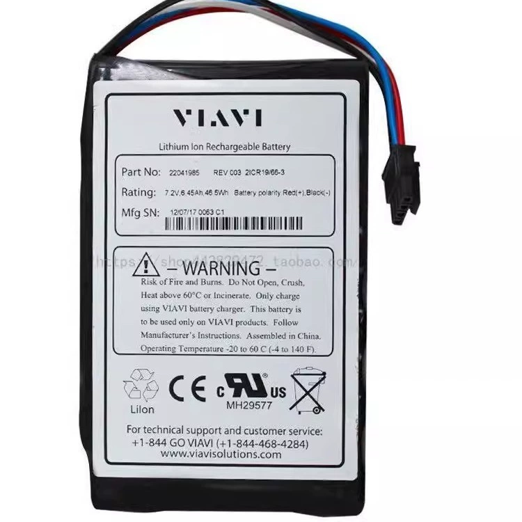 VIAVI Оптический временной доменометр 22041985 батарея 7.2V 6.45Ah литий-ионная батарея