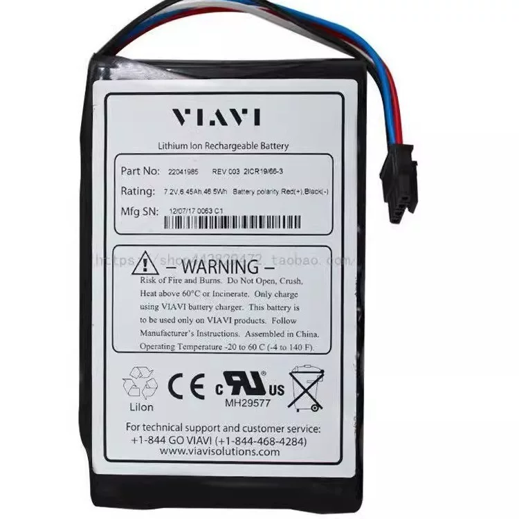 VIAVI Оптический временной доменометр 22041985 батарея 7.2V 6.45Ah литий-ионная батарея