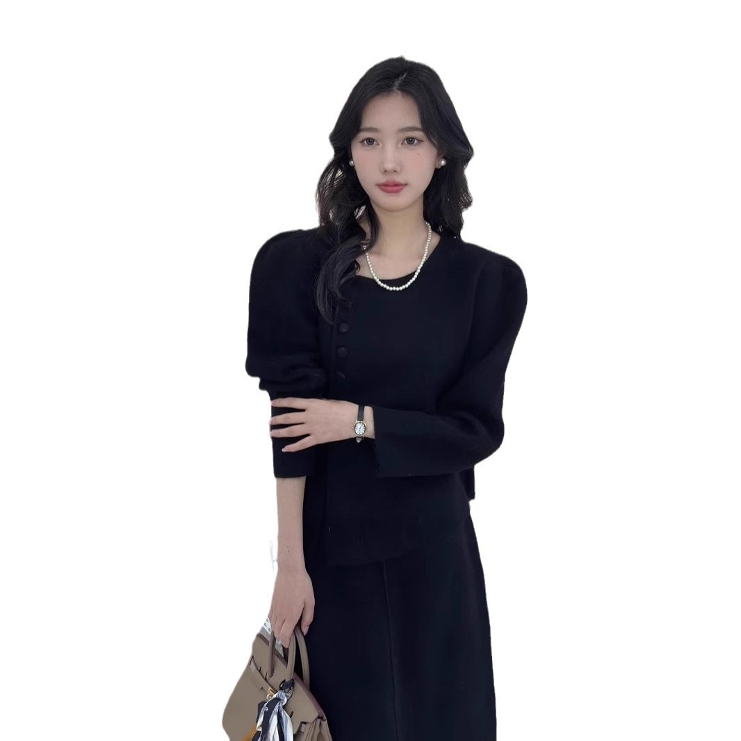 돌아 오지 않습니다  [푸원] DANQUE2024 가을과 겨울 사이드 스트랩 느슨한 한국 디자인 감각
