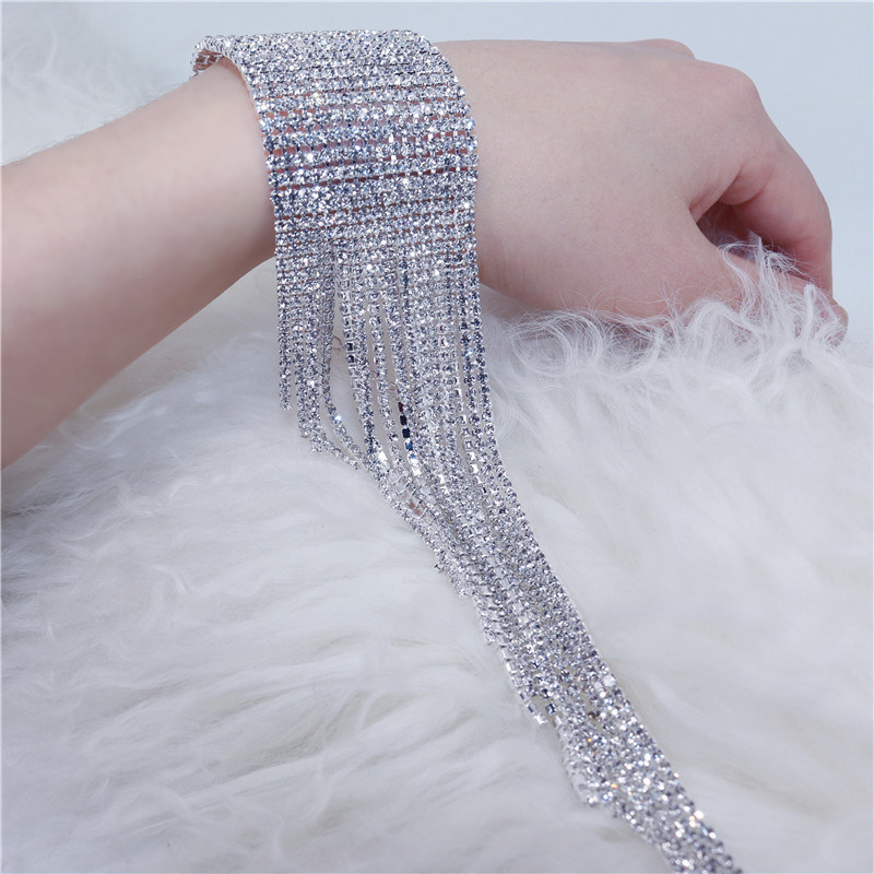 Ethnic Style Rhinestone Diamond No Inlaid Women's Bracelets display picture 2