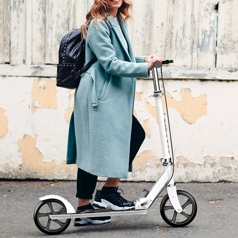 Скутер для взрослых двухколесный городской школы молодежный скутер складной детский большой двухколесный одиночный педаль