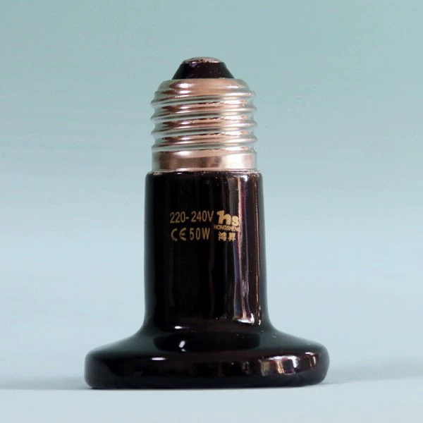 Рептилия домашнее животное дальняя инфракрасная керамическая нагревательная лампа изоляционная лампа утолщенная версия маленький мини