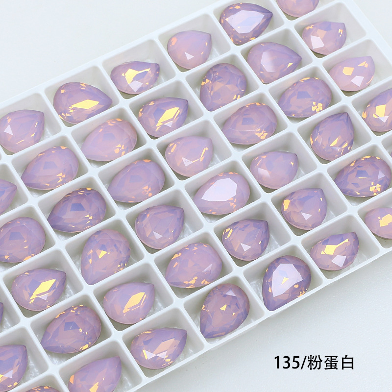 東洲水晶k 9ガラスドリル水滴尖底ドリルdiyアクセサリーアクセサリードリル服装靴バッグ立体装飾ドリル|undefined