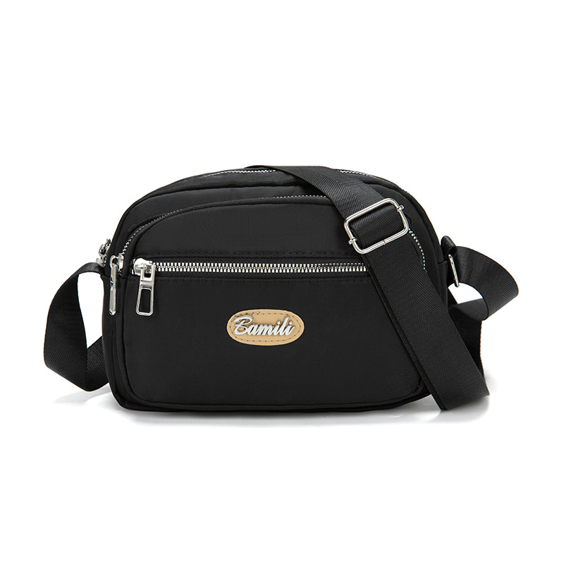 Bolso bandolera transfronterizo simple y versátil Bolso de tela de nailon ligero casual para mujer Bolso de moda Bolso impermeable al aire libre
