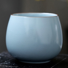 茶洗のかめの大きいサイズの特大の陶磁器の軽い豪華な高級の茶器の部品の筆は茶盆の茶盆の水を洗います。