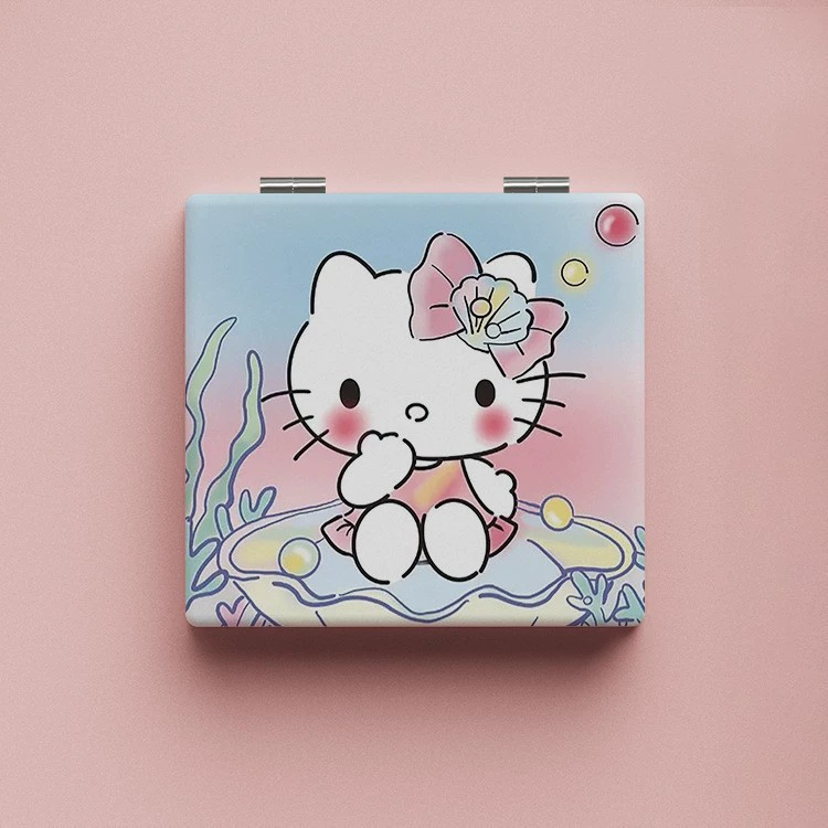 Hello Kitty, симпатичное складное настольное зеркало для учеников начальной школы