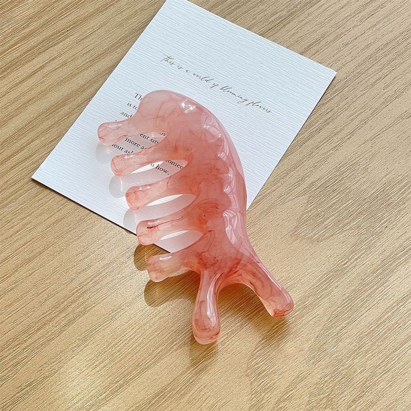 海馬櫛マッサージ櫛経絡櫛マッサージ櫛5本指櫛指マッサージ器5本指養生頭療養生スクレーパー|undefined