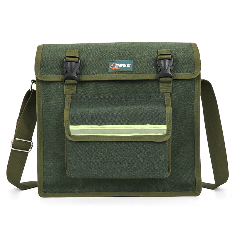 Kit de herramientas de electricista engrosado y resistente al desgaste, lona multifuncional grande para hombre para sitio de construcción, almacenamiento fuerte y duradero, nuevo