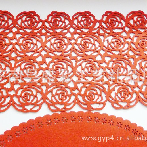 厂家制作 彩色毛毡布制作 毛毡布杯垫 毛毡隔热垫